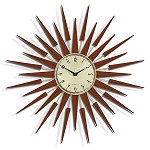 Pluto Sunburst Wall Clock<br>Design by Newgate